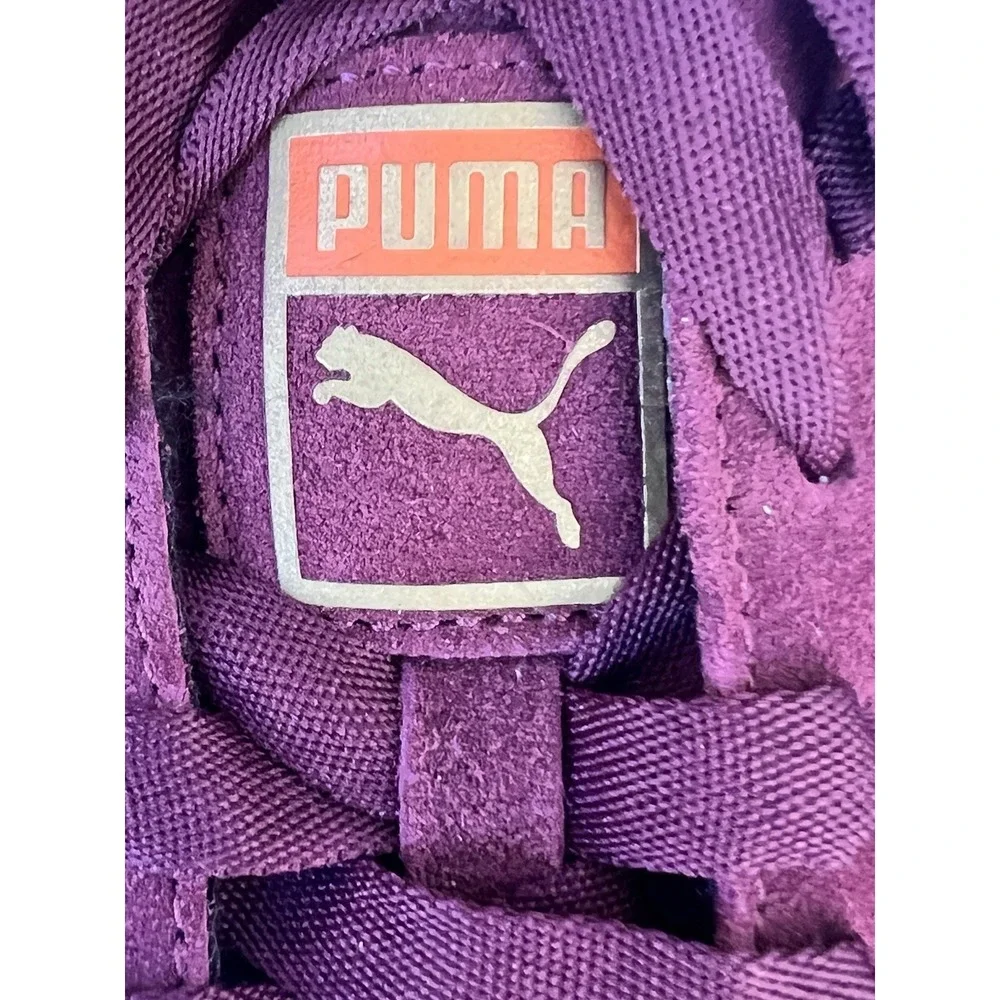 New Puma Women's Winetasteing Fame Suede Platform Trace Block Sneakers Size 8 - Picture 13 of 15